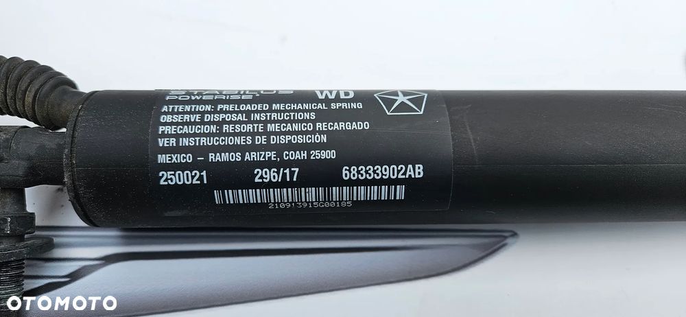 Dodge Durango III LIFT 2017- Siłownik elektryczny klapy bagażnika Teleskop klapy  68333902AB - 7