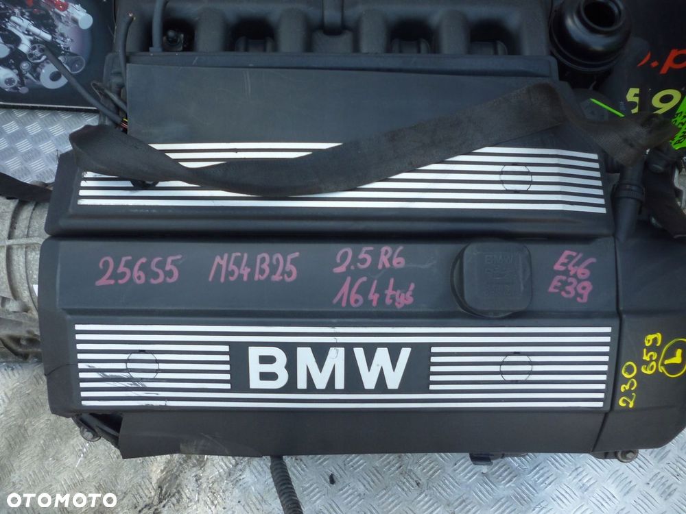 SILNIK KOMPLETNY BMW E46 2.5 R6 M54B25 256S5 164 TYS - 2