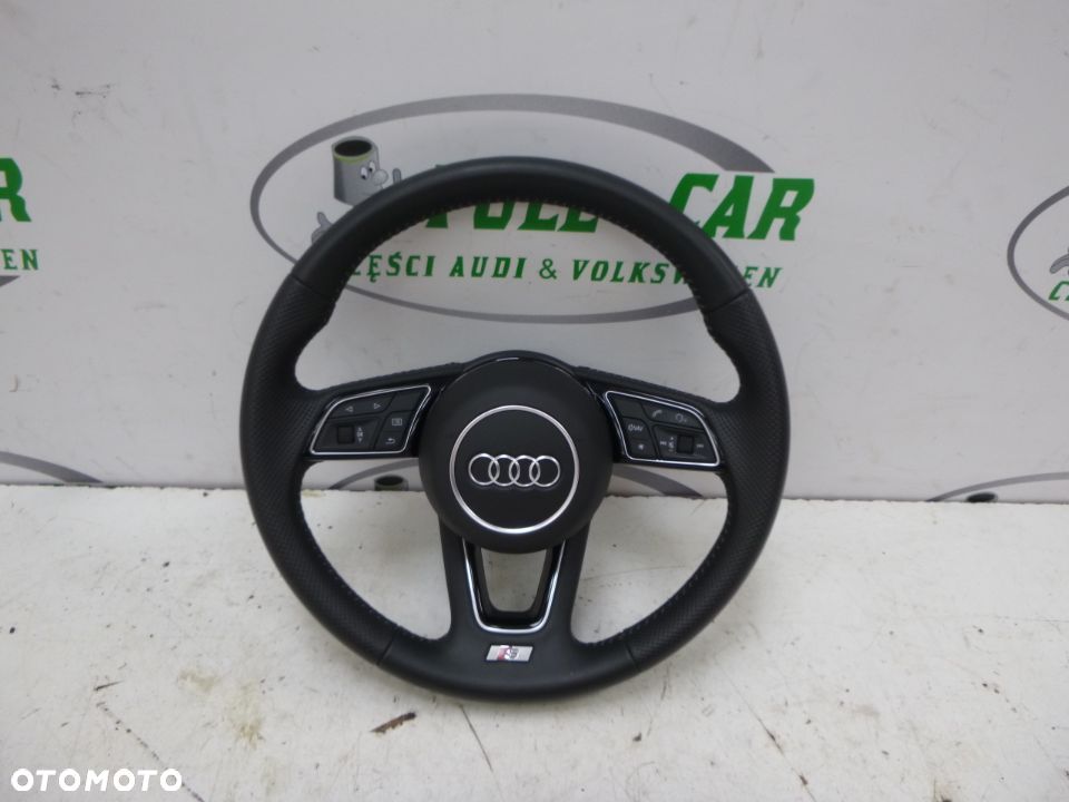 AUDI A4 Q2 81A 2019 KIEROWNICA S-LINE SKÓRA ŁOPATKI 8W0419689 - 1