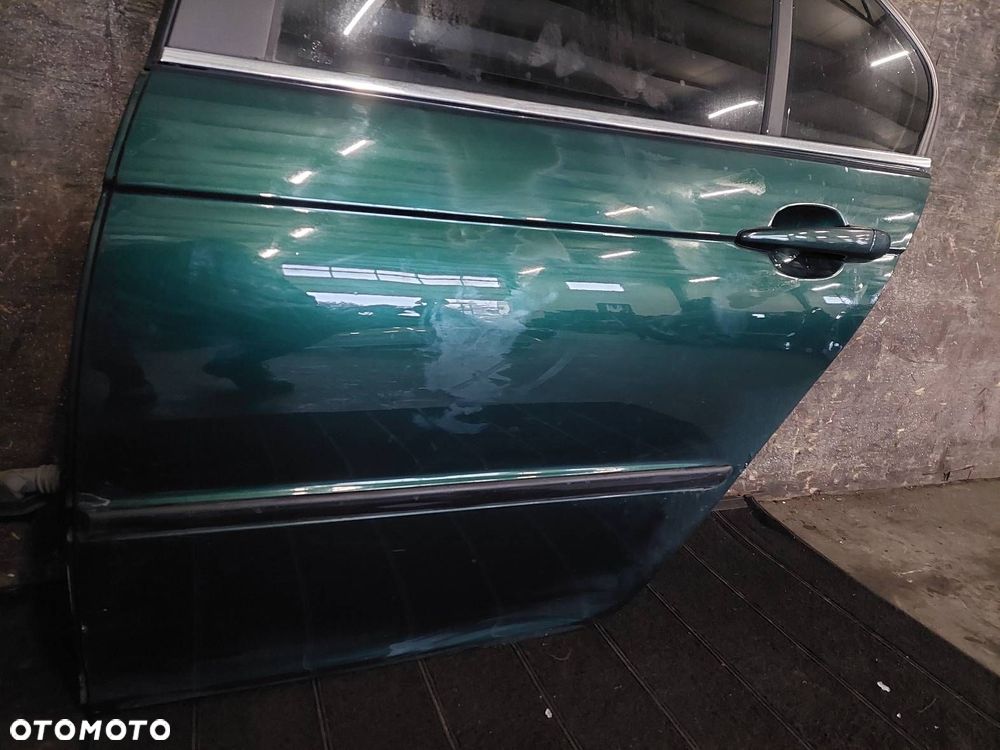 DRZWI KOMPLETNE LEWY TYŁ BMW E46 SEDAN 386/6 FARNGRUEN METALLIC - 3