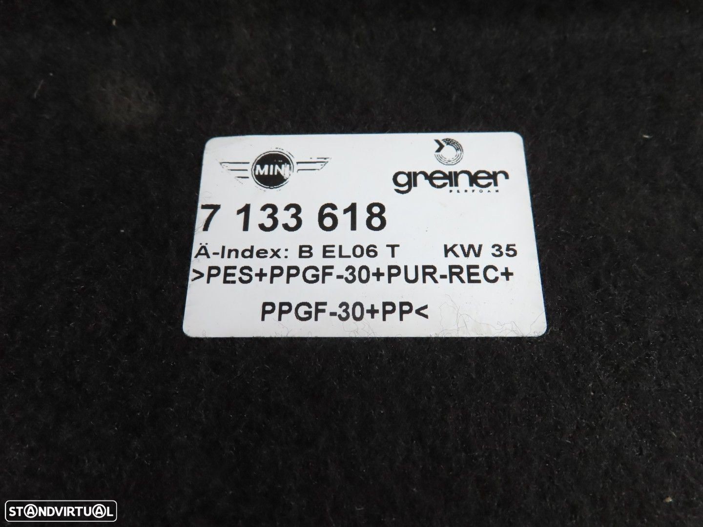 Chapeleira da Capota Seminovo/ Original MINI MINI Convertible (R52) 51467146370... - 3
