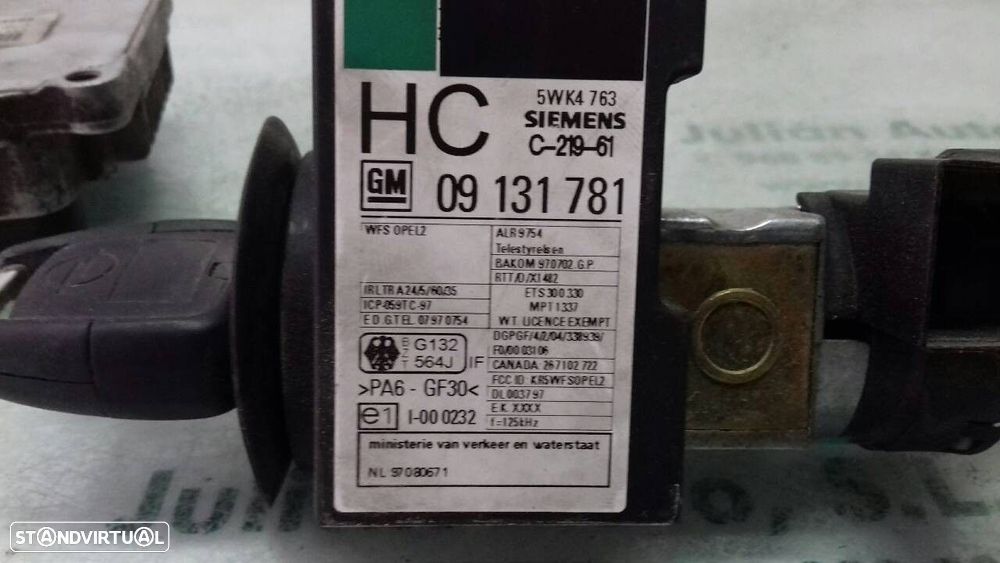 CENTRALINA MOTOR UCE OPEL VECTRA B 1999 -09364599 - 4