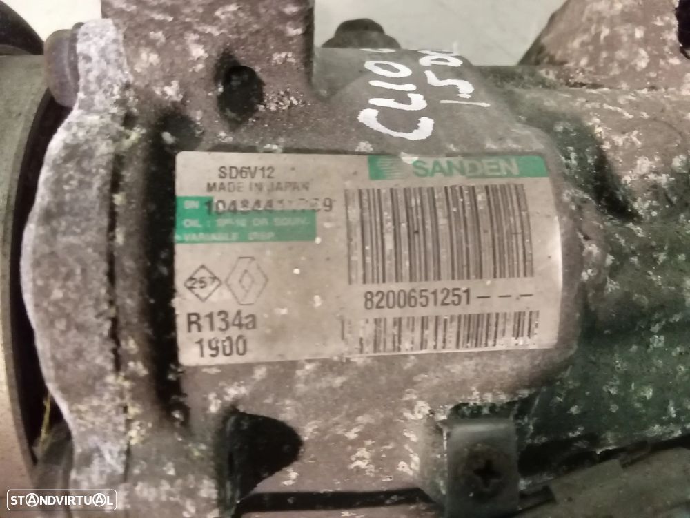 COMPRESSOR DO AC RENAULT CLIO III 1.5DCI 8200651251 8200365787 - 2