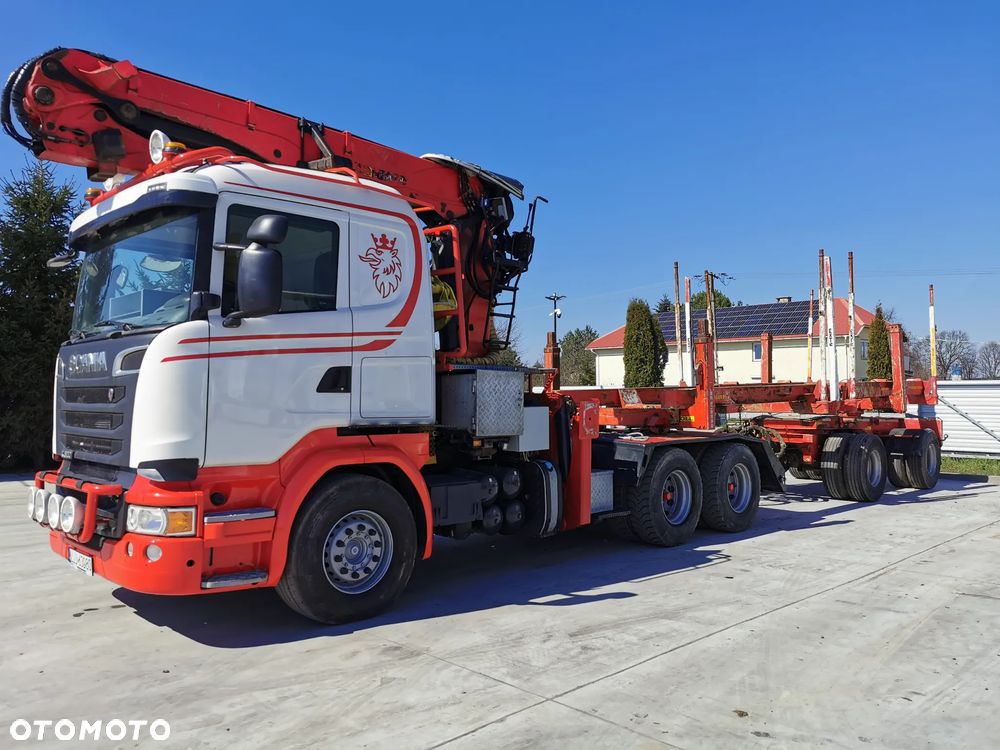 Scania R620, Epsilon S300L82, do dłużycy, drewna, lasu, kłody - 2