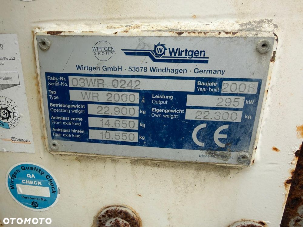 Wirtgen WR 2000 - 7