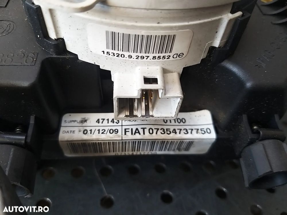 Bloc manete semnalizare stergator parbriz tempomat spirala volan lancia delta 3 844 07354737750 - 2