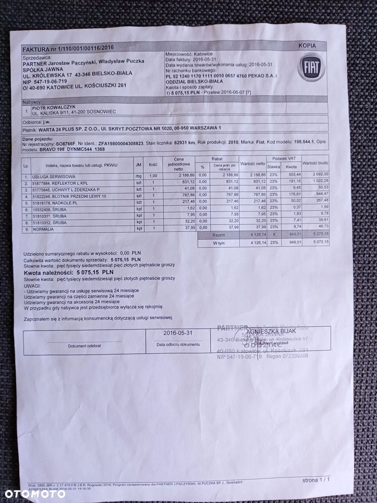 Fiat Bravo 1.4 T-JET 16V Dynamic Euro5 - 31