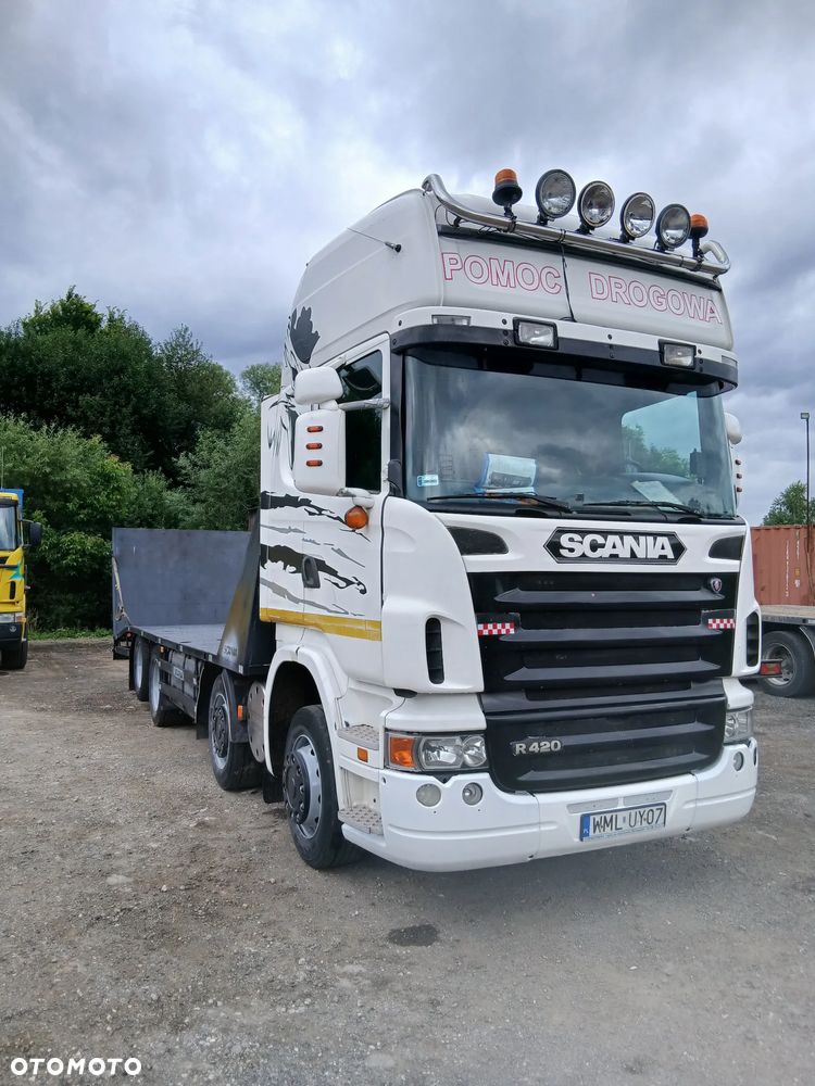Scania R124 420 Laweta 8x2 - 1