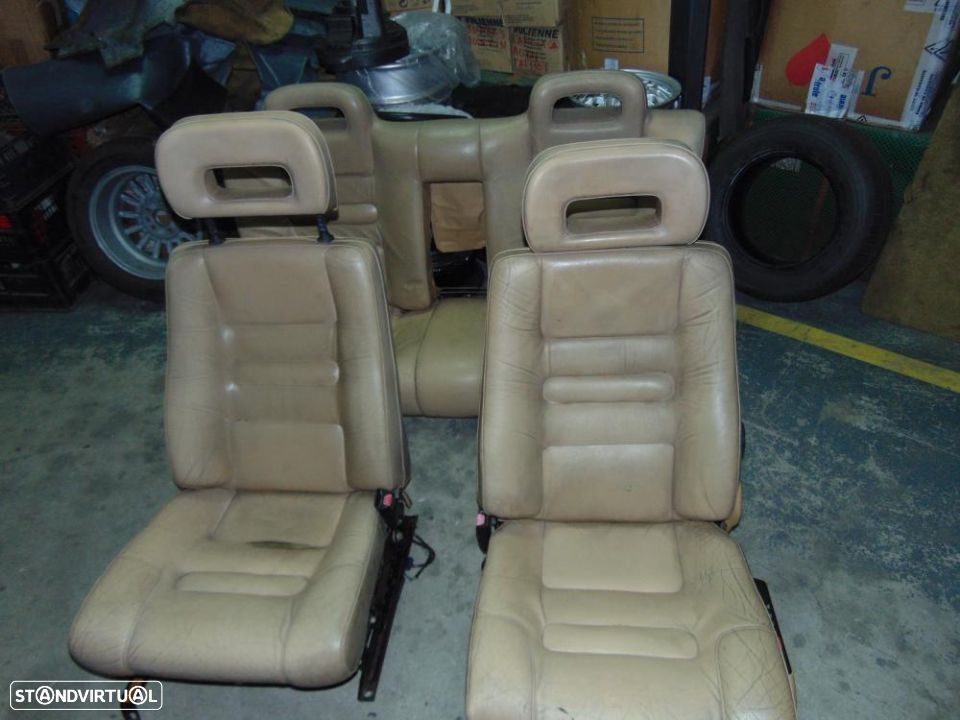 volvo 780 turbo coupe bertone conjunto dos bancos - 1