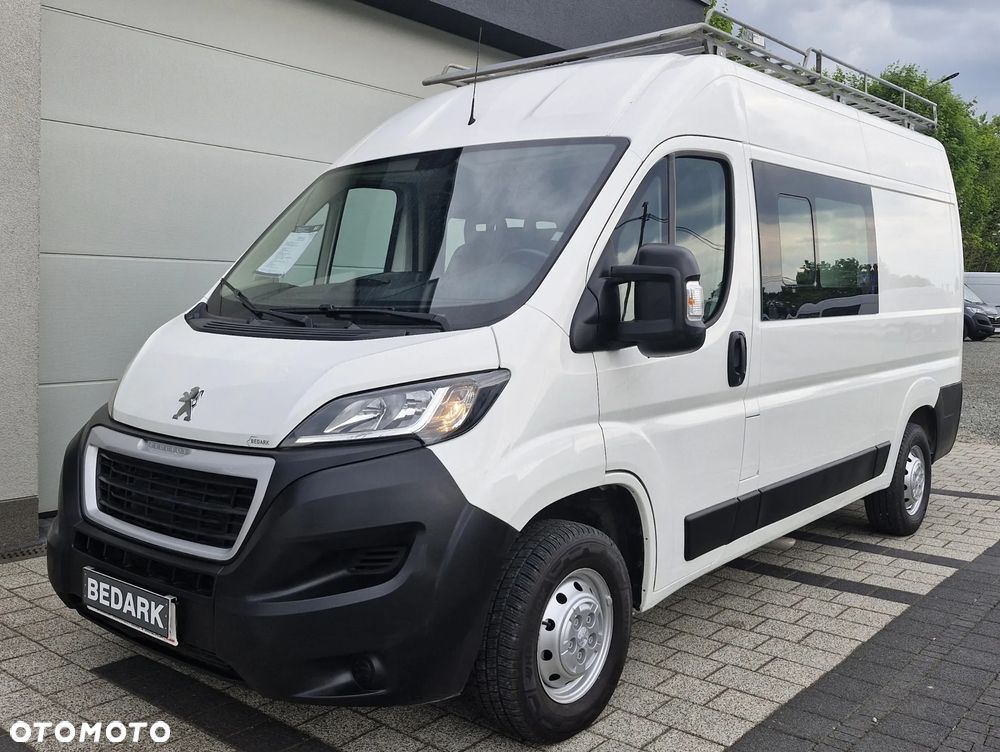 Peugeot Boxer, 2021 IX, L2H2, DOKA, 7 miejsc, BRYGADÓWKA, tempomat, klima - 4