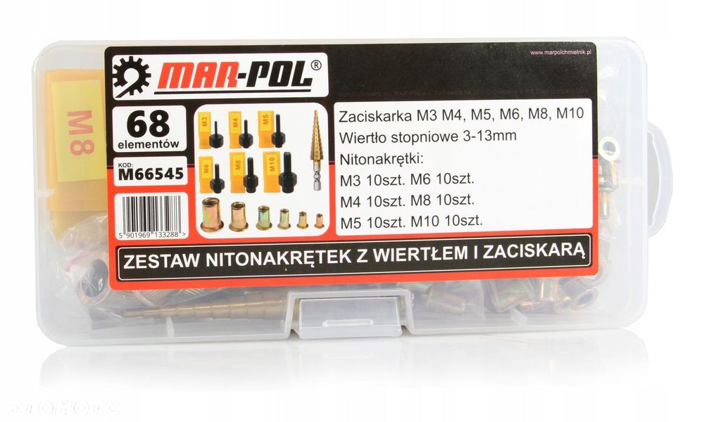 Nitownice Ręczne Do Nitonakrętek M3 M4 M5 M6 M8 M10 Małe Sprytne - 5