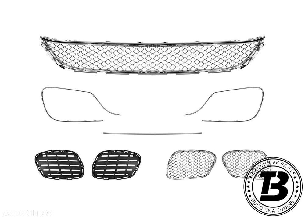Pachet Exterior compatibil cu Mercedes S Class W222 S63 Design - 4