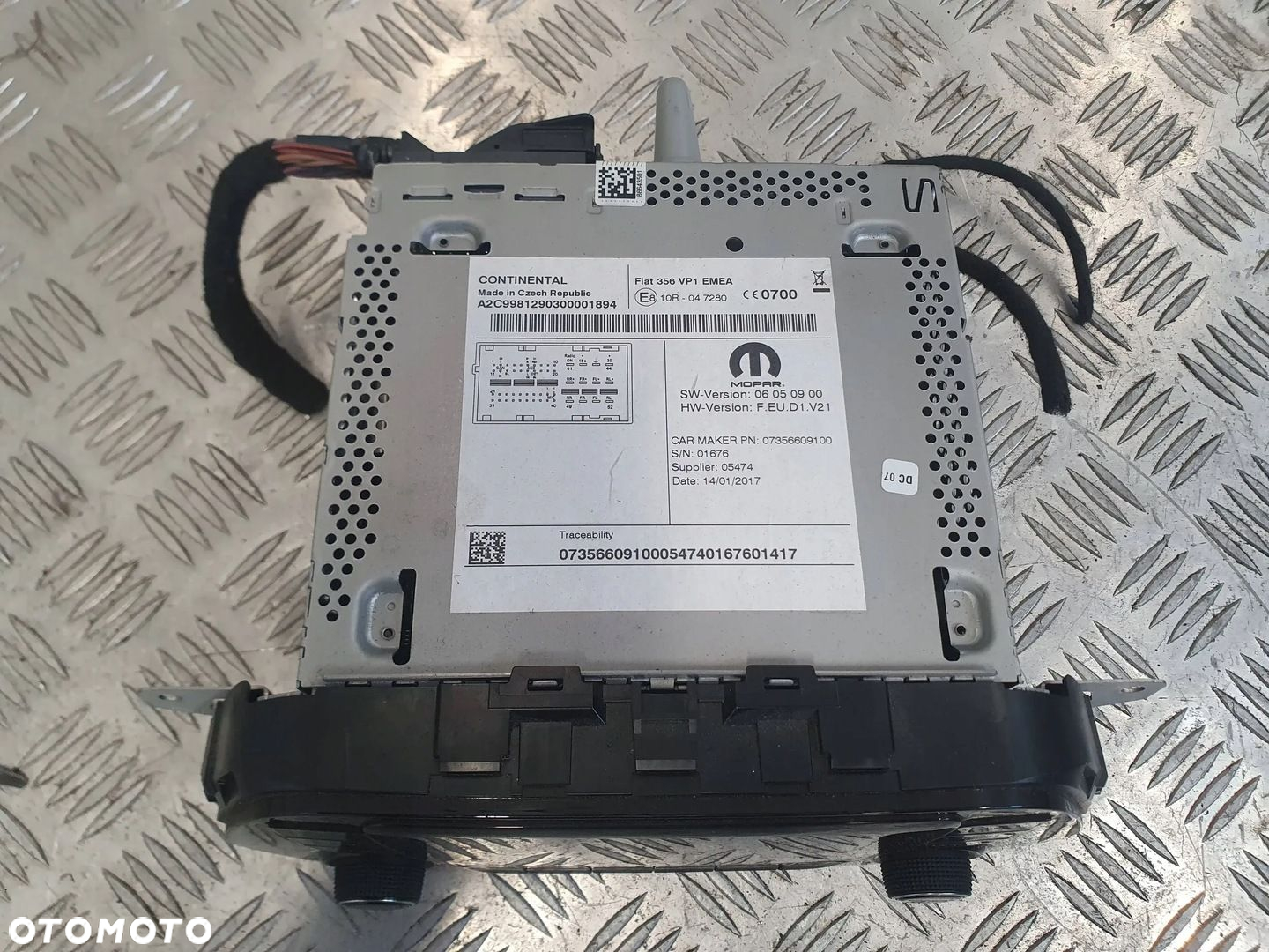 Fiat Tipo 2015-2020 Radio wyświetlacz - 4