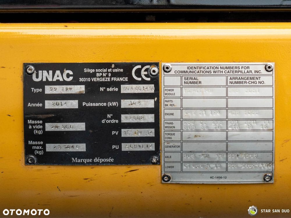 Caterpillar UNAC 22 TRR CAT Koparka Dwudrogowa Dwudrożna - 25