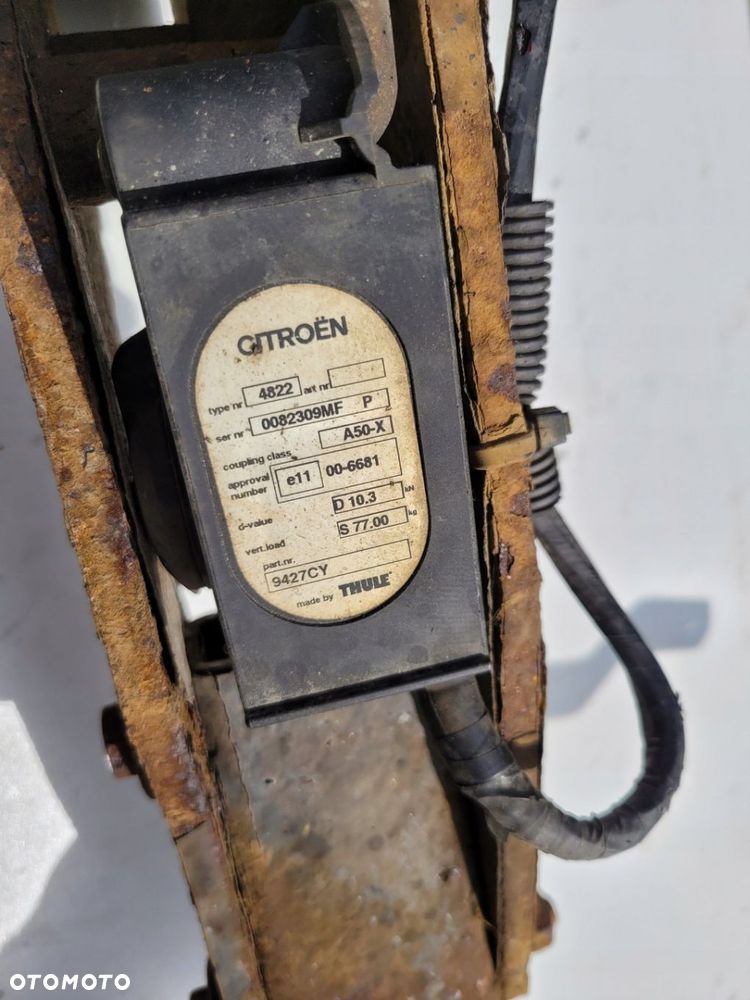 CITROEN C5 III X7 3.0 HDI HAK HOLOWNICZY SKŁADANY MODUŁ ŚRUBY KOMBI TOURER - 6