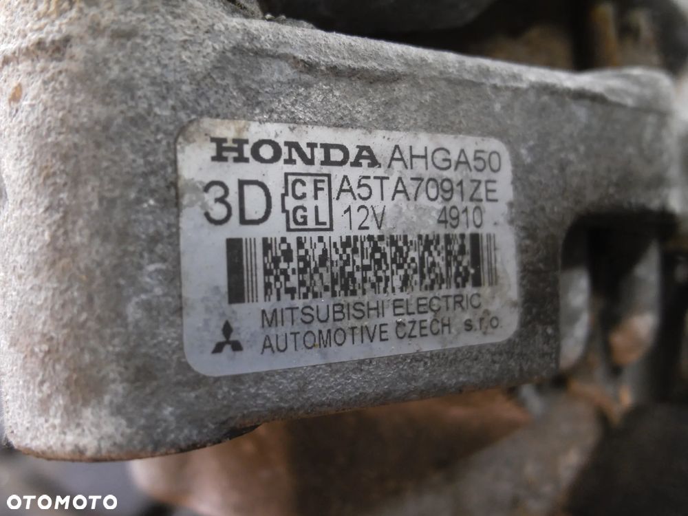 ALTERNATOR HONDA CIVIC VII A5TA7091ZE AHGA50 1.4 16V - 2