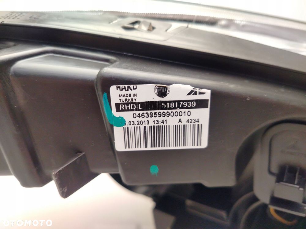fiat doblo ii opel combo d 10r- reflektor lampa lewy przód lewa przednia - 14