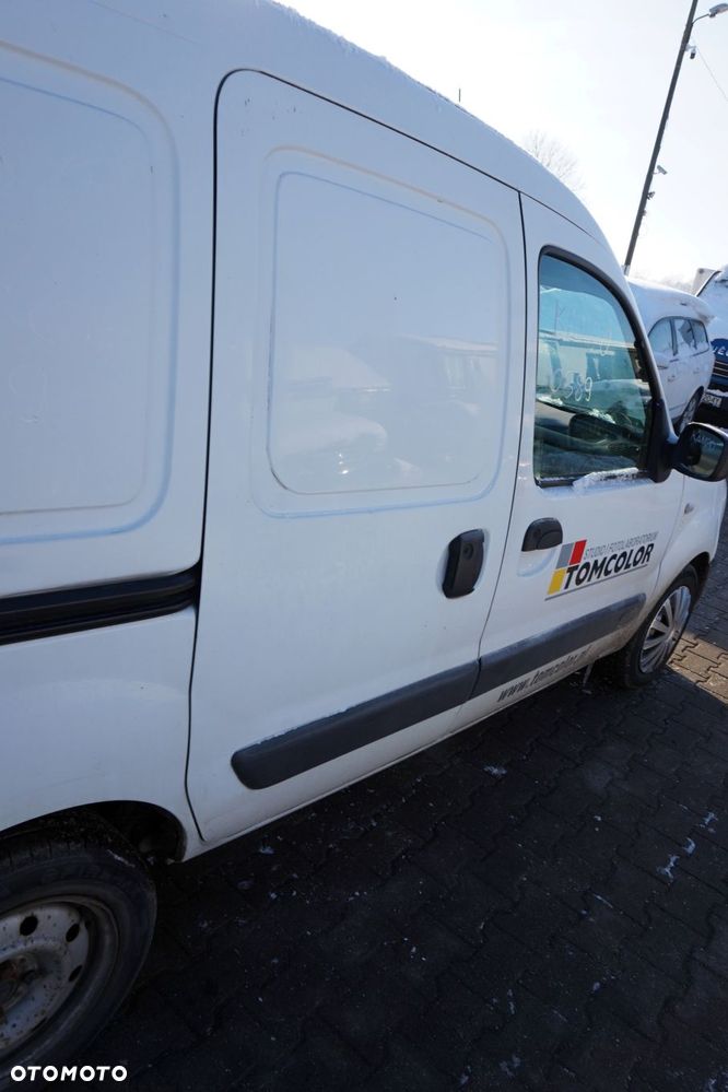 DRZWI TYLNE PRAWE KANGOO I PH2 LIFT O389  BIAŁY RENAULT 2003-2008 - 4