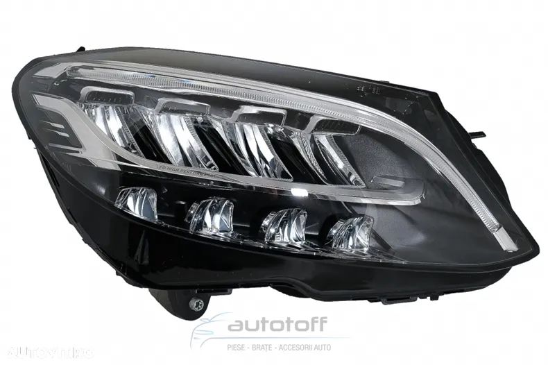 Faruri Full LED compatibil cu Mercedes C-Class W205 S205 (2019-up) - 4