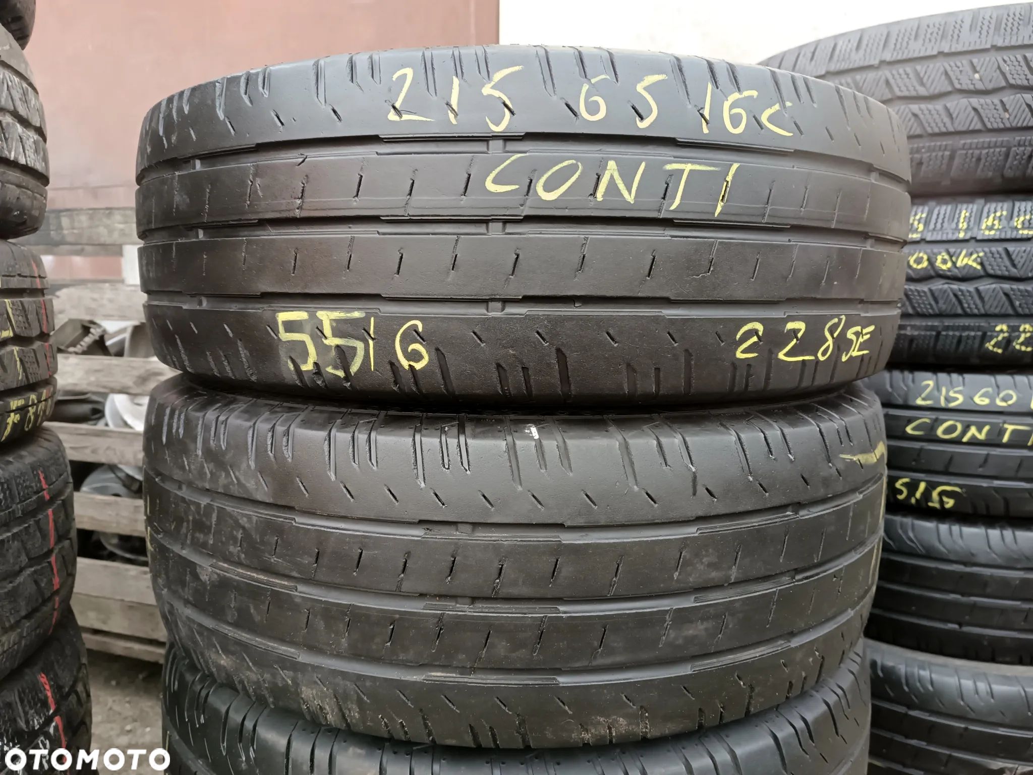 215/65R16C Opony Letnie Lato CONTINENTAL ContiVanContact 200 100 5,5mm Legnica ALU-RAD 215/65 - 1