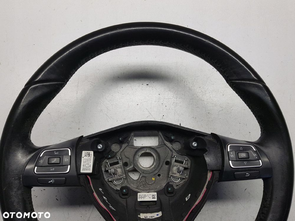 VW GOLF VI 08-13r PASSAT B7 KIEROWNICA SKÓRZANA - 3