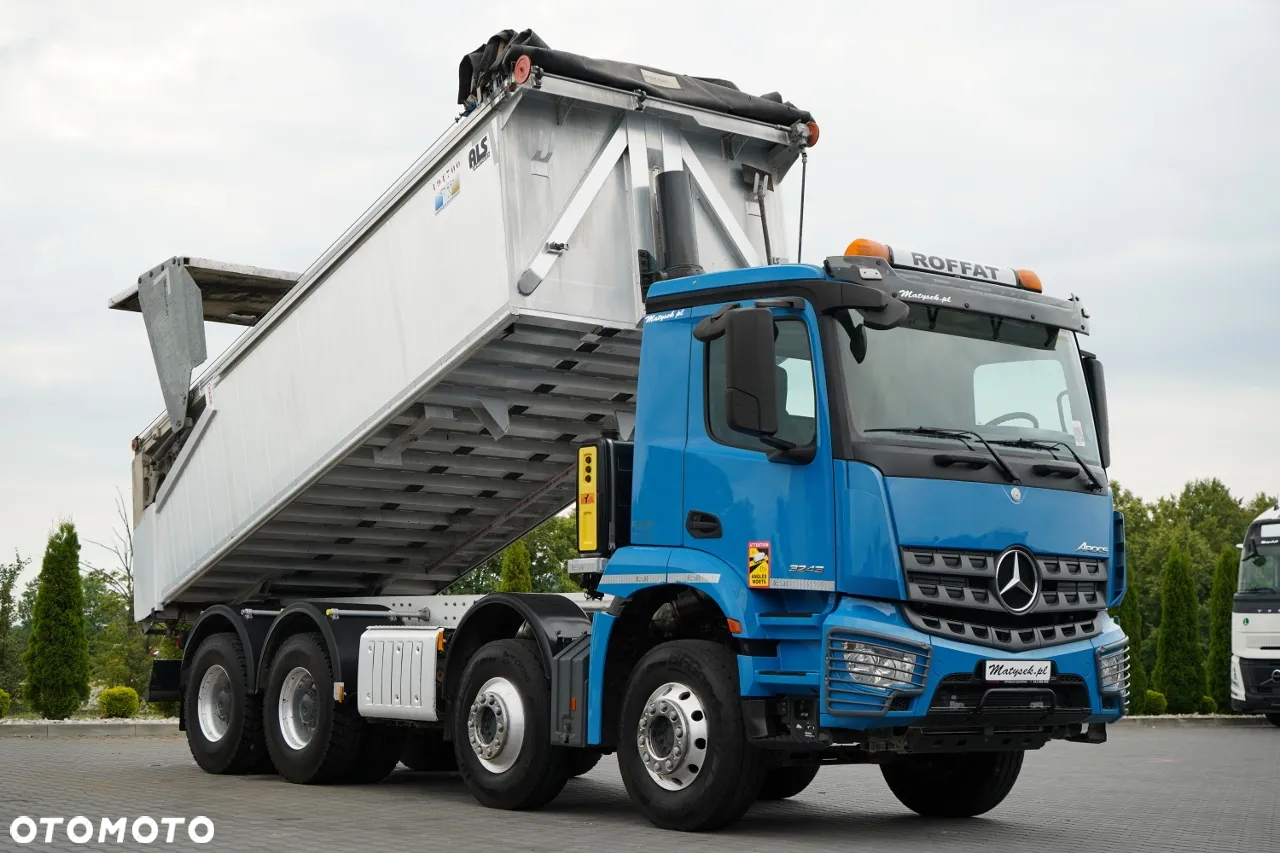 Mercedes-Benz AROCS 3243 / 8x4 / WYWROTKA 20m3 / TYLNOZSYP / EURO 6 / OPONY 100 % / ŁADOWNOŚĆ: 19,500 KG / HYDROKLAPA - 2