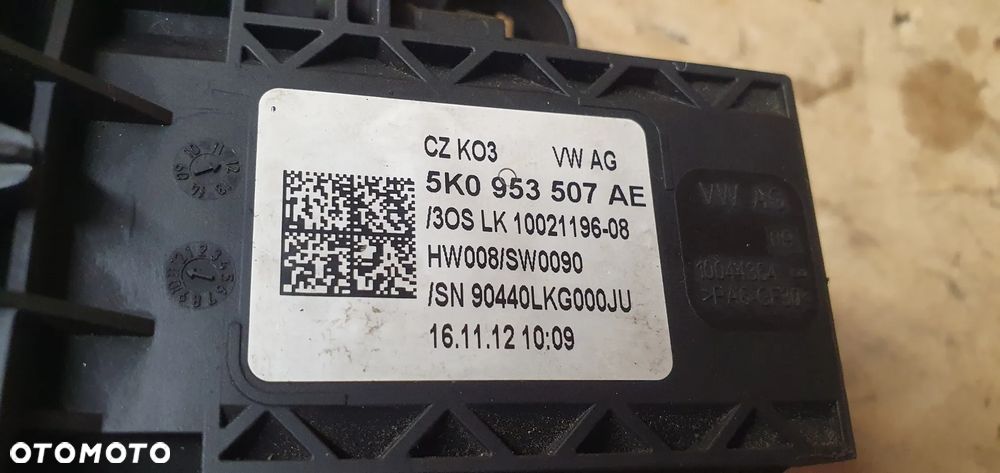 Manetki przełącznik zespolony pająk taśma VW Caddy III 5K0953223B 5K0953507AE - 17