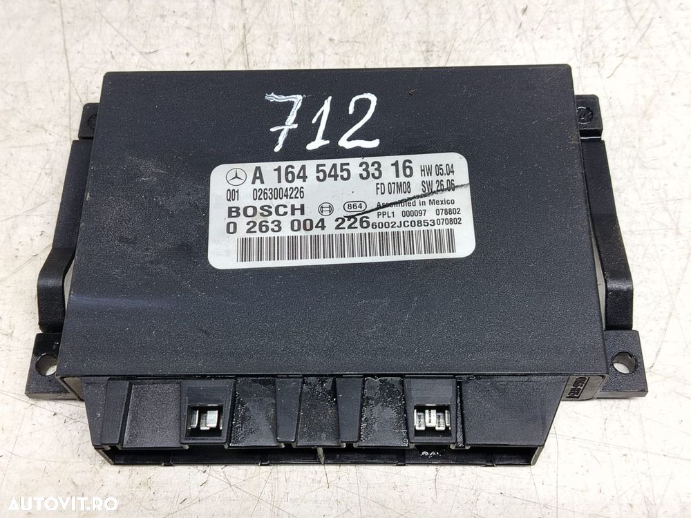 Calculator senzori parcare A1645453316 Mercedes-Benz R-Class W251 [20 - 1