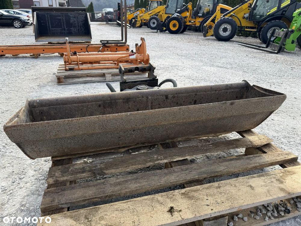 ŁYŻKA SKARPOWA SKARPÓWKA HYDRAULICZNA 120CM LEHNHOFF MS01 MS 01 KOPARKI MINIKOPARKI JCB HITACHI YANMAR BOBCAT CAT KUBOTA - 14