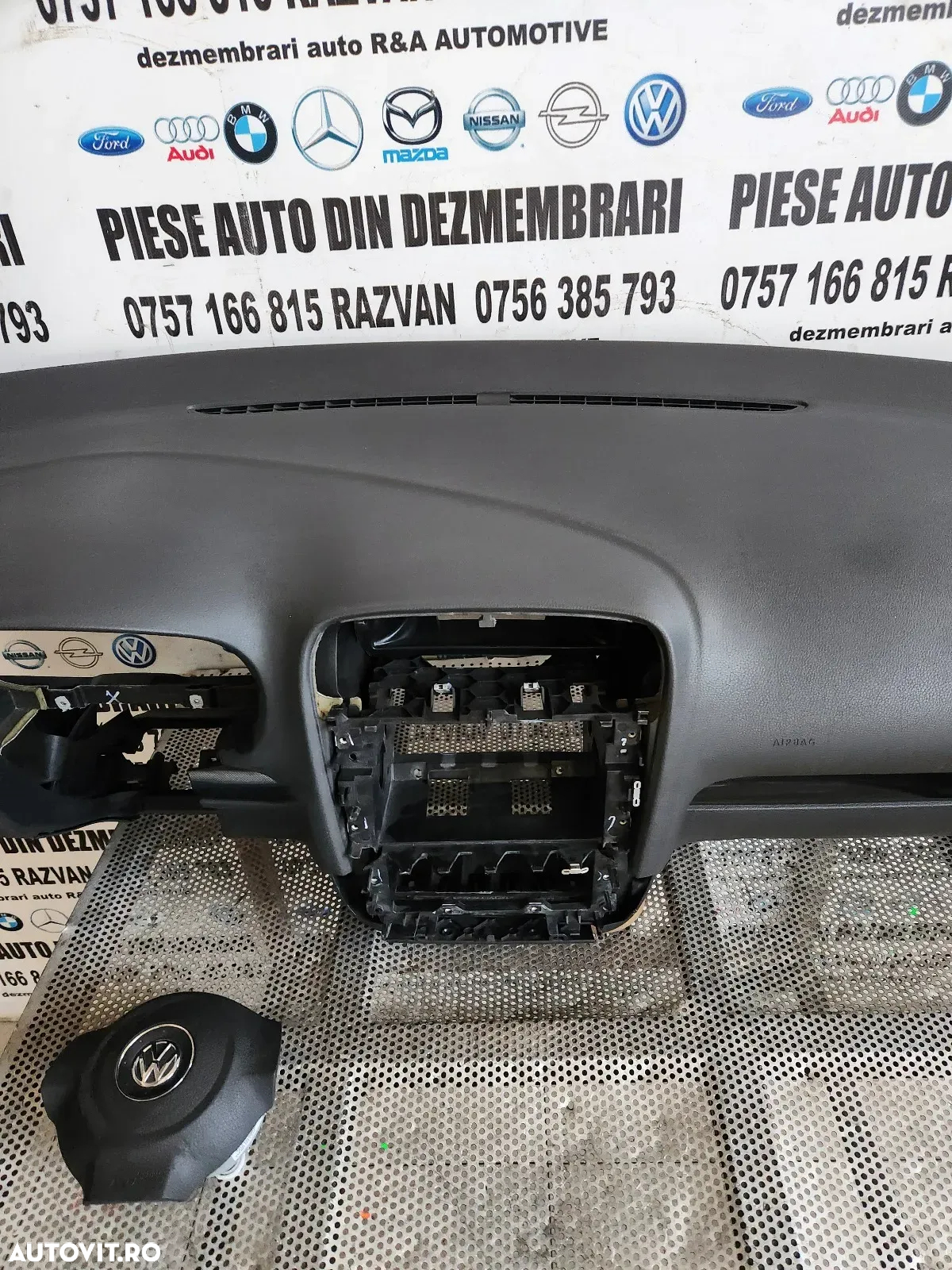 Plansa Bord Airbag Sofer Airbag Pasager Vw Golf 6 VI Volan Stanga Europa - 5