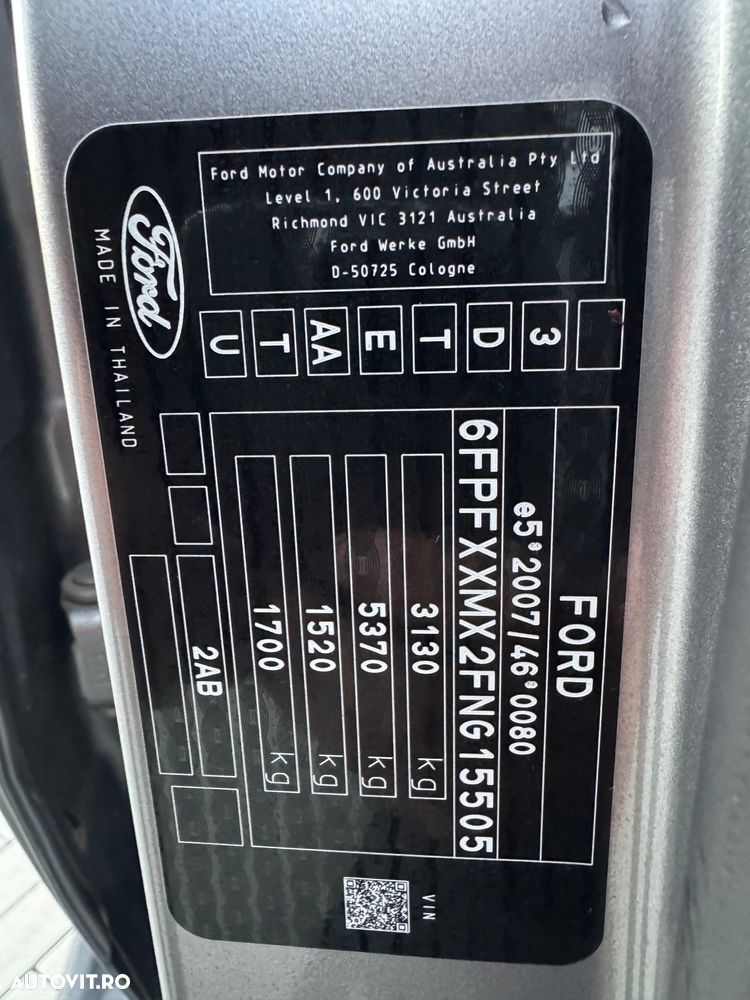 Ford Ranger 3,0 l EcoBoost Doppelkabine Autm. Raptor - 11
