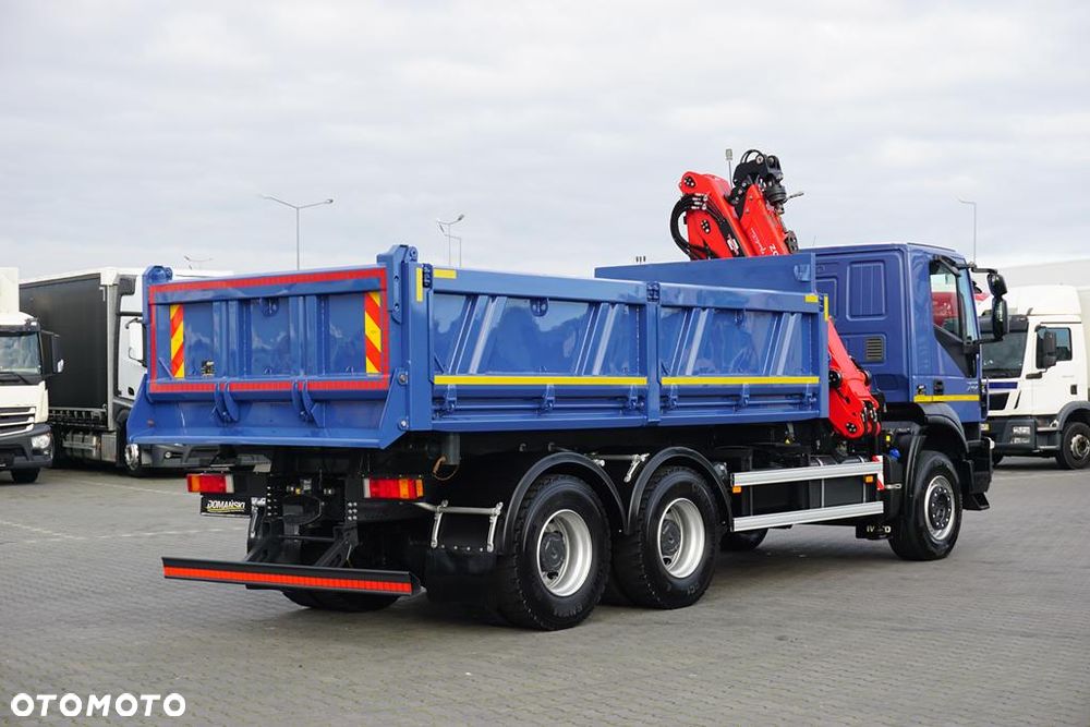 Iveco TRAKKER / 380T41 / E 6 / WYWROTKA + HDS / 6 X 4 / ROTATOR - 5