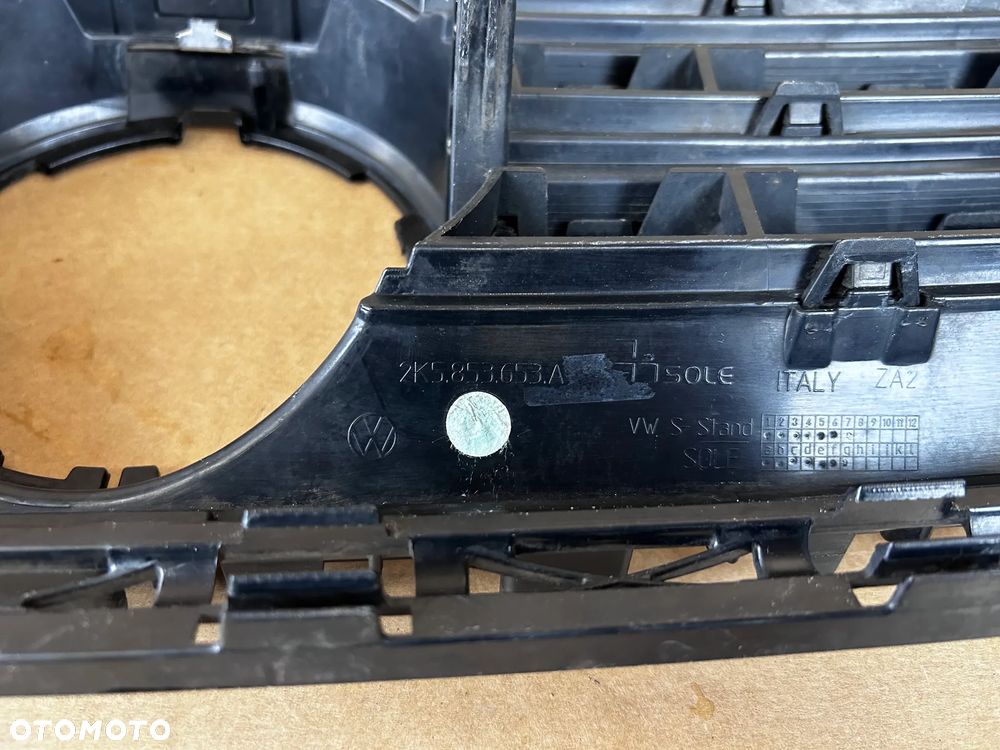 VW CADDY 2K5 LIFT 2K5853653 GRILL ATRAPA ZDERZAK PRZÓD PRZEDNI - 3