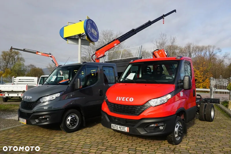 Iveco 50C18 NOWE wywrotka skrzynia kontener izoterma HDS żuraw - 16