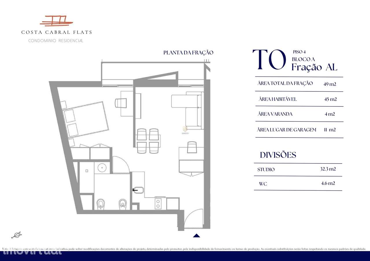 Apartamento T0 Venda em Paranhos,Porto - Grande imagem: 5/6