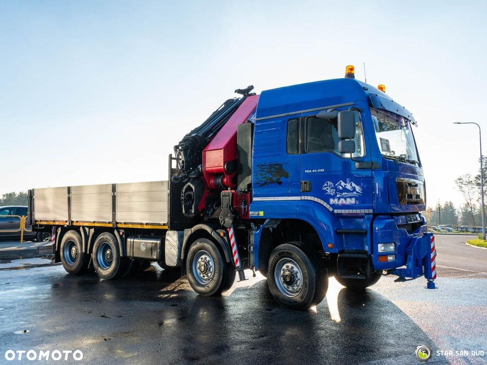 MAN TGA 41.480 8x8 HMF 8520K-0 HDS Fly Jib Żuraw 2018 rok - 7