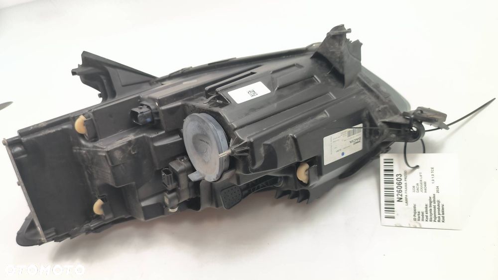 LAMPA PRAWA PRZÓD DACIA JOGGER LIFT 260107978R - 9