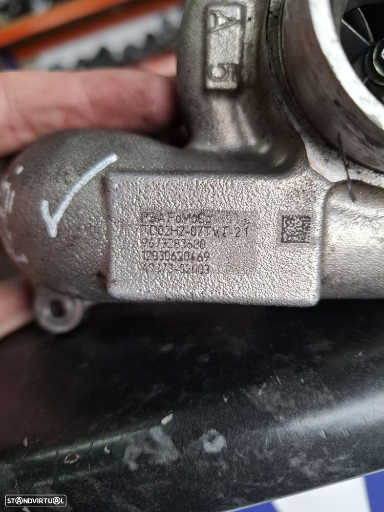 Turbo Citroën Peugeot 1.6 HDI 8 valvulas 9673283680 - 3