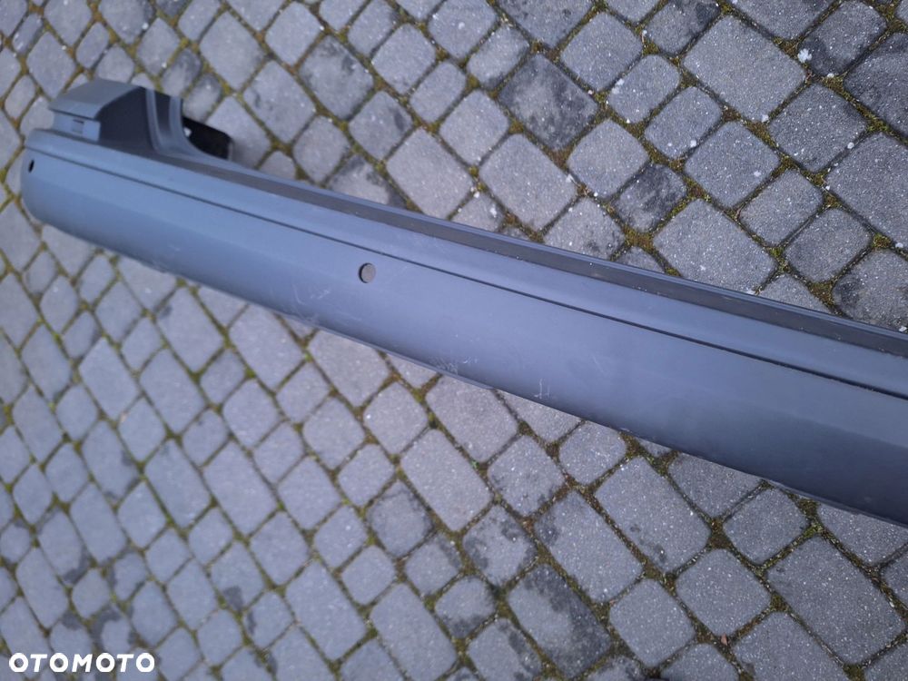 VW T6 TRANSPORTER 15-21r NIE KLEJONY! KOLOR STRUKTURY: SATINSCHWARZ ZDERZAK TYŁ TYLNY ORYG. 7E0807417 - 6