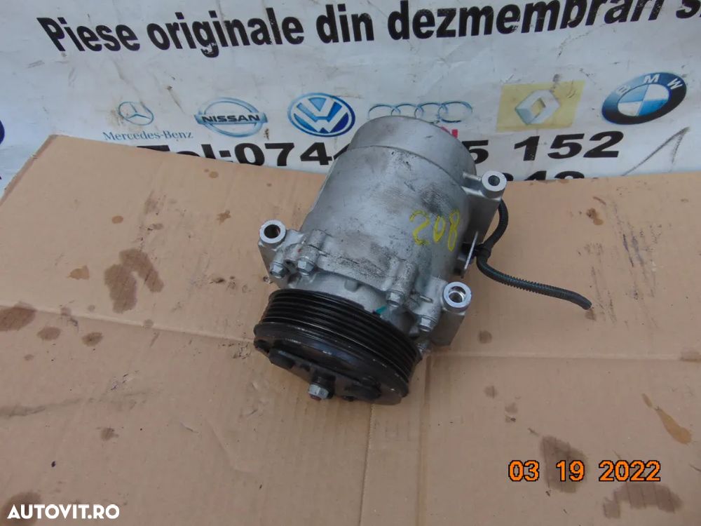 Compresor clima Opel Crossland 1.2 Corsa F Peugeot 2008 3008 308 208 partner citroen c3 c4 cactus b - 2