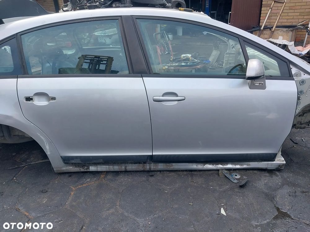 Drzwi Citroen C4 Lift FL kolor EZR srebrne prawy tył tylne tylnie zamek lusterko podnośnik szyby - 6