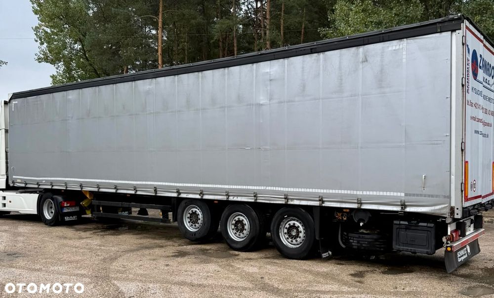 Schmitz Cargobull FIRANKA EDSCHA SAF OŚ PODNOSZONA NOWA PLANDEKA KOSZ NA KOŁA ZAPASOWE STAN JAK NOWA NACZEPA WAGA:7000kg 2005r IGŁA - 3