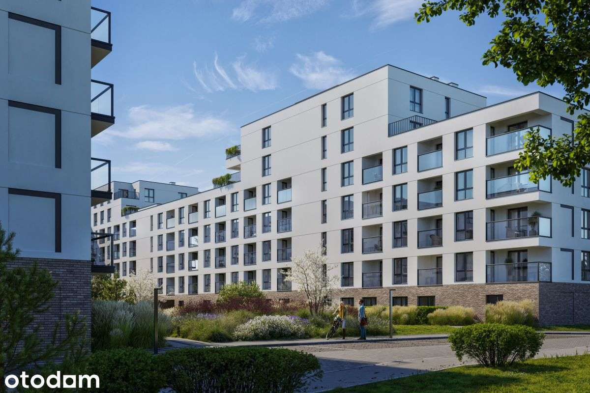 2-pokojowe mieszkanie 44m2 + balkon Bezpośrednio