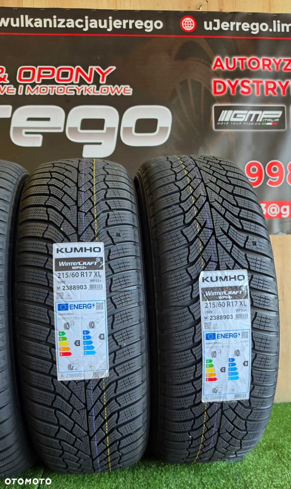 Koła zimowe NISSAN JUKE 17x5x114,3 - Kumho WinterCraft WP52+ 215/60/R17 + TPMS - 6