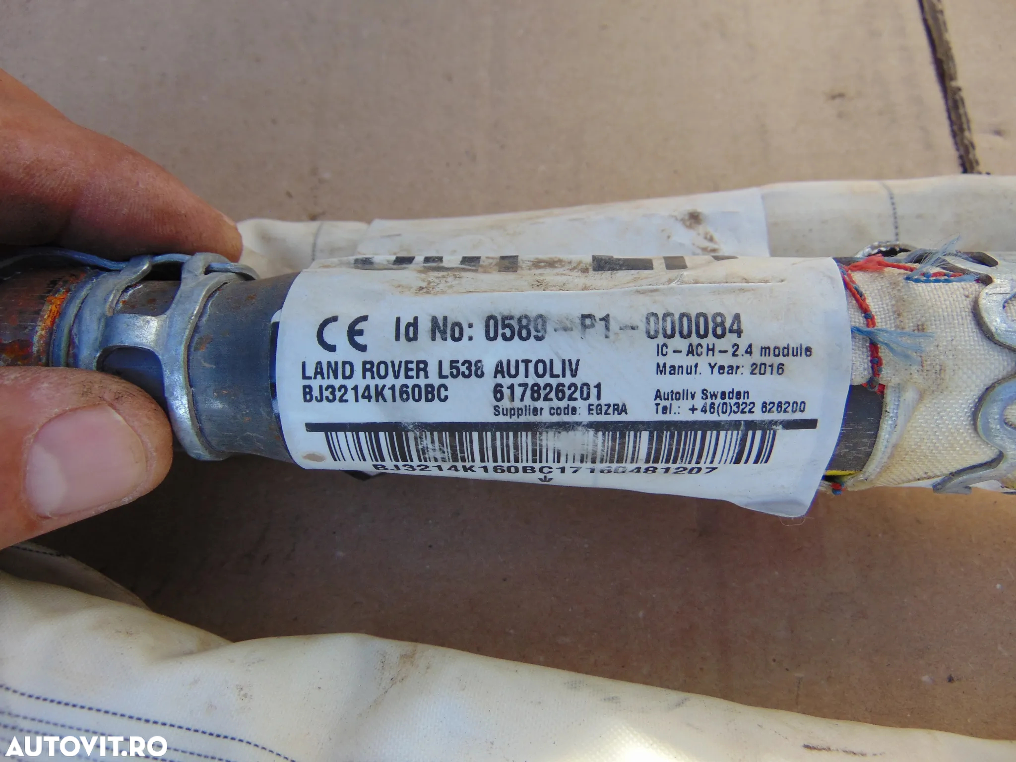 Airbag cortina Range Rover Evoque 2011-2018 cortine stanga dreapta evoque L538 bj3214k160bc bj3214k159bc - 5