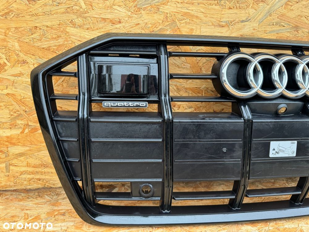 GRILL ATRAPA CHŁODNICY AUDI A6 C8 18+ ALLROAD CZARNY KAMERA RADAR ZAŚLEPKA 4K0853651G 4K0853293 ORYGINAŁ - 4
