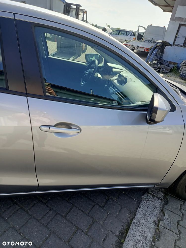 MAZDA 2 III HB 14 DRZWI PRAWE PRZÓD PRZEDNIE GOŁE 38P - 1