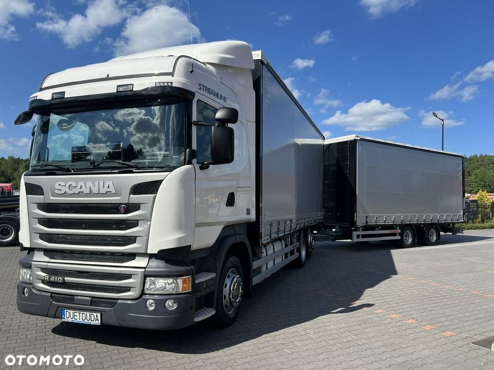 Scania R410 bez EGR Zabudowy Wecon 120m Dach Podnoszony  Zestaw Tandem - 18