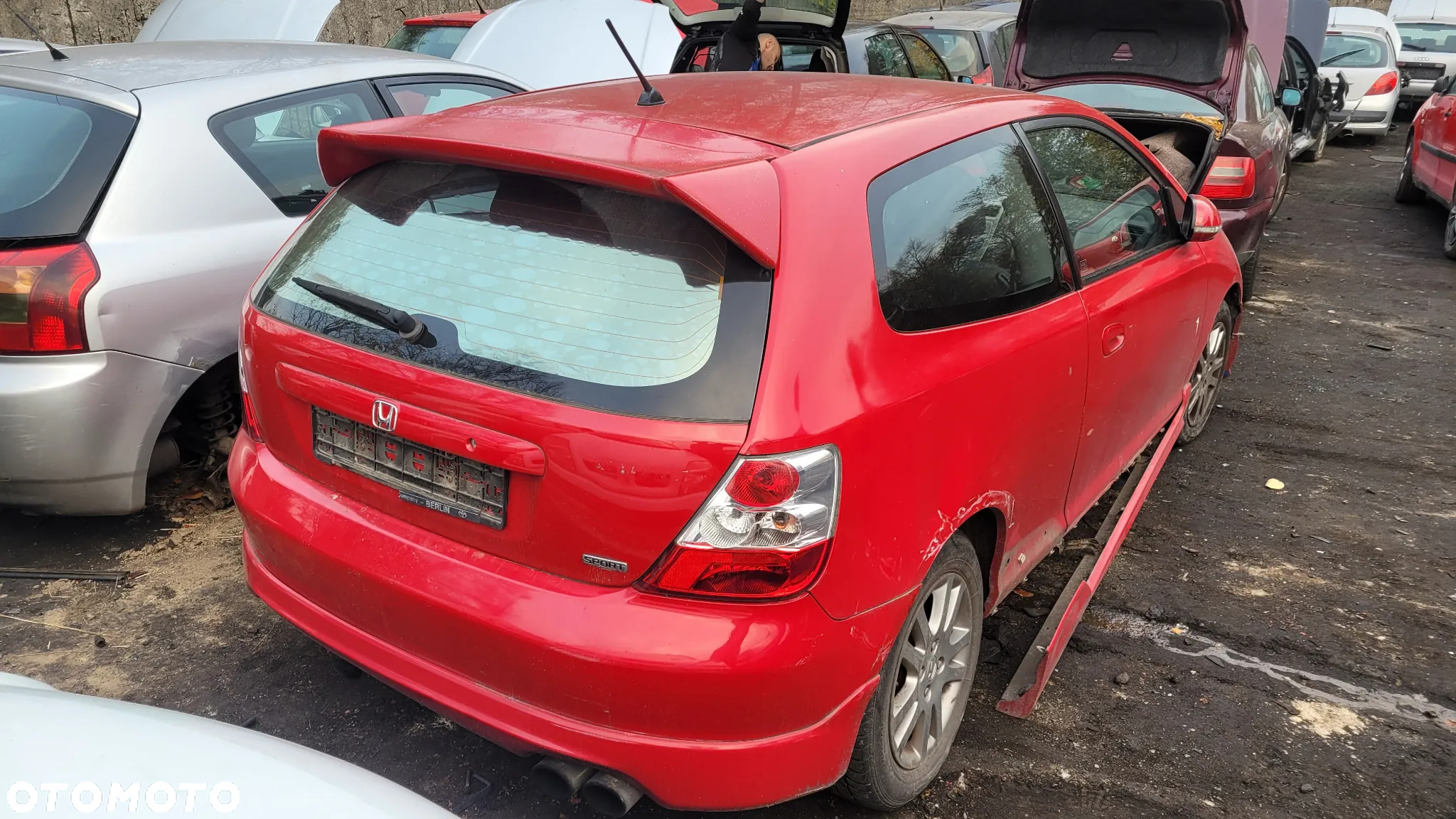 HONDA CIVIC VII HB 5D KOD KOLORU R81 NA ŚRUBKI - 3