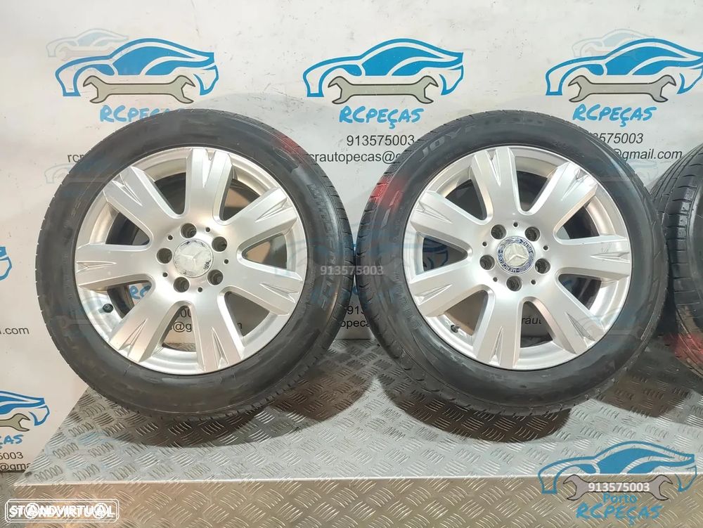 Jantes 16" | 5x112 - Originais Mercedes Benz - 7J | ET43 | 5 x 112 - 205 55 16 | Pneus | Jante | A2044012602 | 2044012602 | 16 Polegadas | Conjunto - 5
